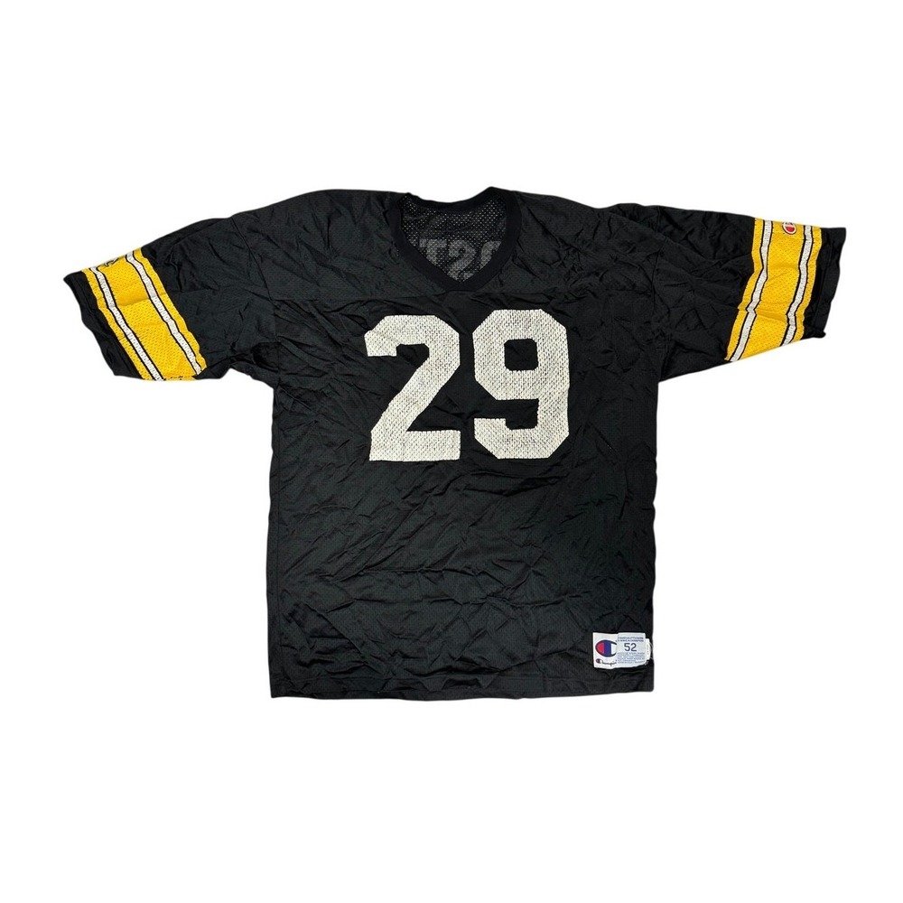 Champion Barry Foster Pittsburgh Steelers #29 Black Jersey Size 52 1990's